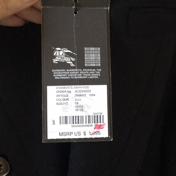 Burberry wool coat - Picture 4 of 5